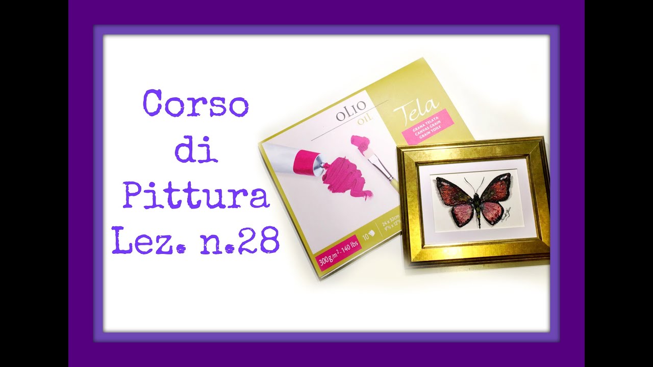 Corso di Pittura, Lez. n 28: La pitura Materica  ad Olio su Carta   Arte per Te
