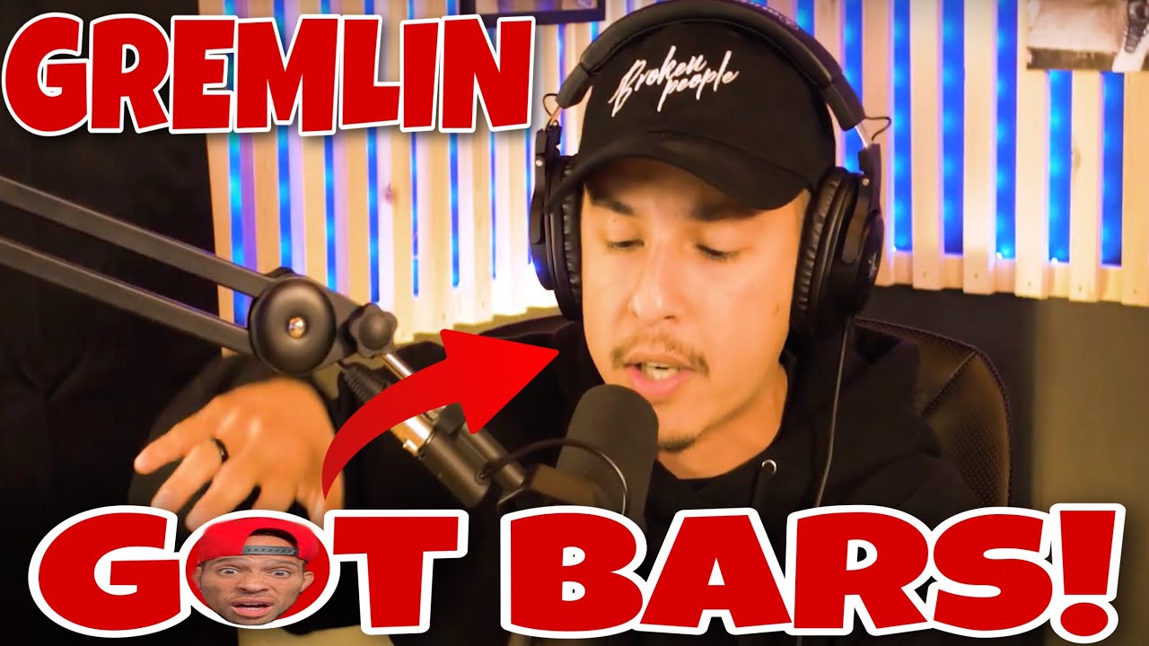 Gremlin SPITS INSANE 16 bar verse!!! @Gremlinmusic24 Uber driver raps on Podcast with Black Pegasus