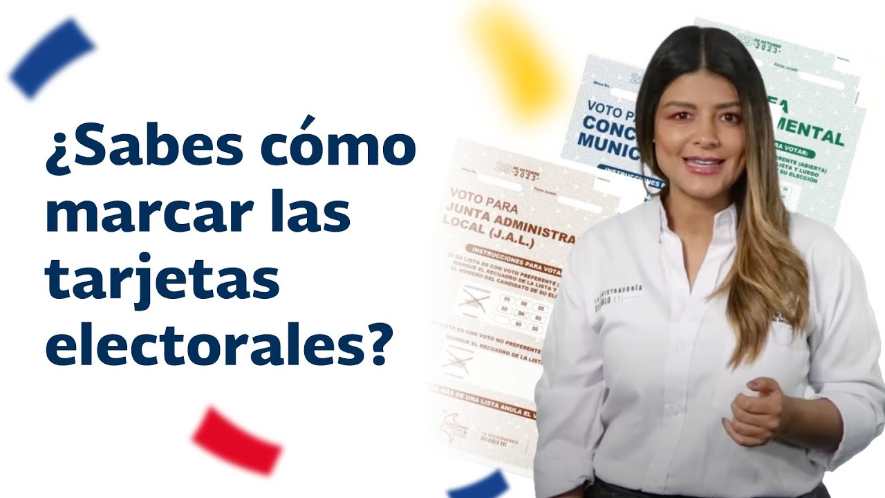 ¿Cómo marcar las tarjetas electorales para votar en las Elecciones Territoriales de 2023?