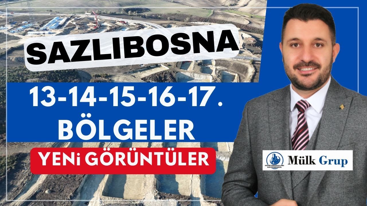 Sazlıbosna Toki 250bin konut 13 - 14 - 15 - 16 - 17 . Bölge Yeni Görüntüler