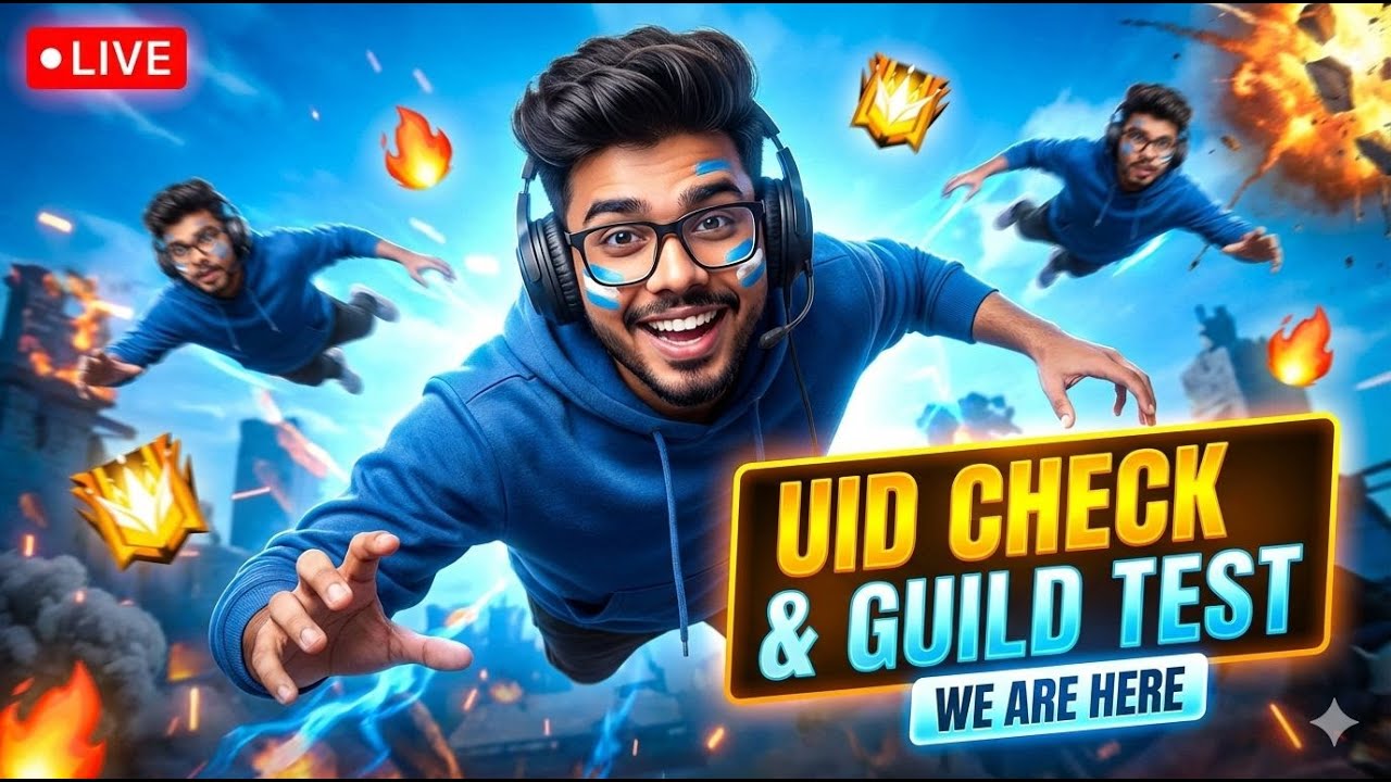 UID CHECK AND GUILD TEST😍😱 COME FAST✅ Live With DAD FF #shortsfeed #Verticallive #foryourpage 
