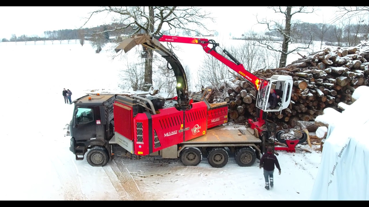 Zamofing Holzenergie im Winter