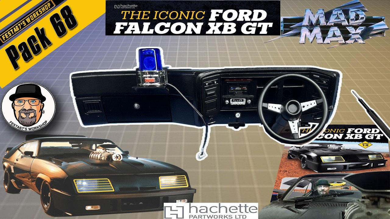 Соберите культовый Ford Falcon XB GT (машина из фильма &laquo;Безумный Макс&raquo;) - Hachette - Масштаб 1:8 ...