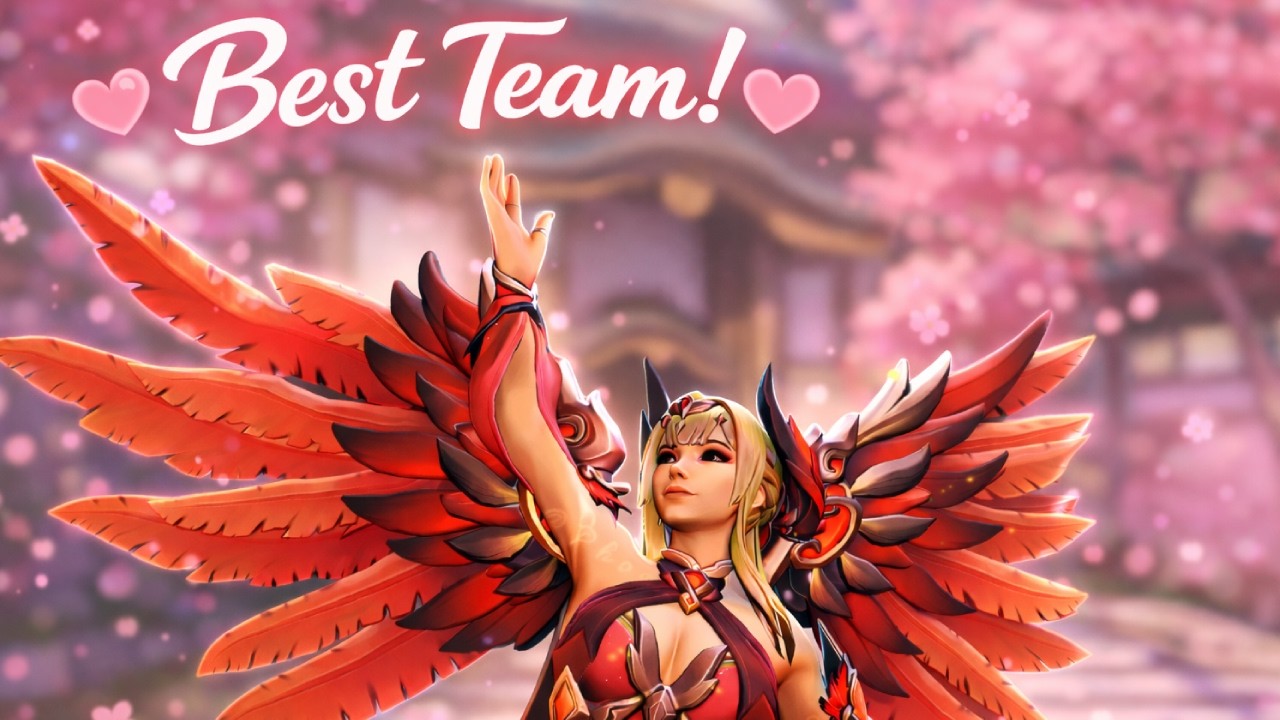 Finally… A Good Team in Ranked | OverWatch Mercy Gameplay