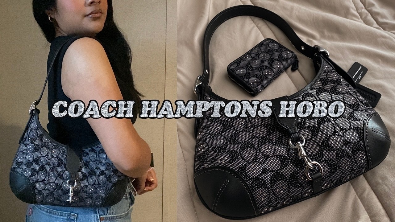 Coach crystal hamptons hobo (What fits, Mod shots, Review)