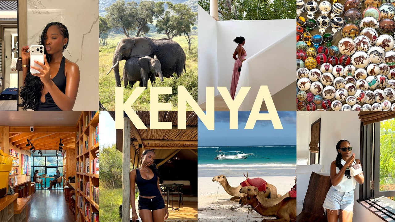 Nairobi, Maasai Mara & Diani - solo travel vlog.