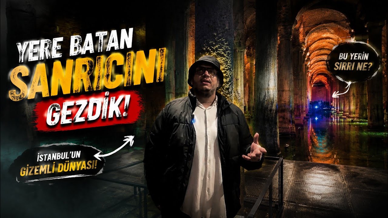 İSTANBUL VLOG 2- YEREBATAN SARNICI (Boza içtik, biber yedik, Eşref'in karısını ziyaret ettik!)