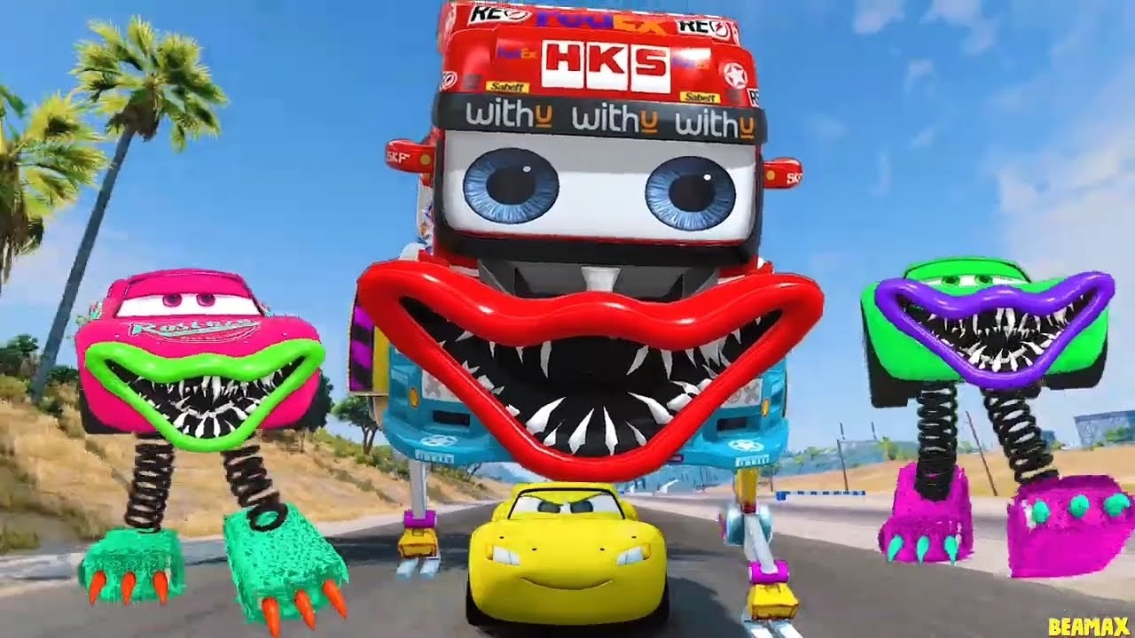 Epic Escape From The Lightning McQueen Boxy Boo Eater - Coffin Dance Song (COVER)