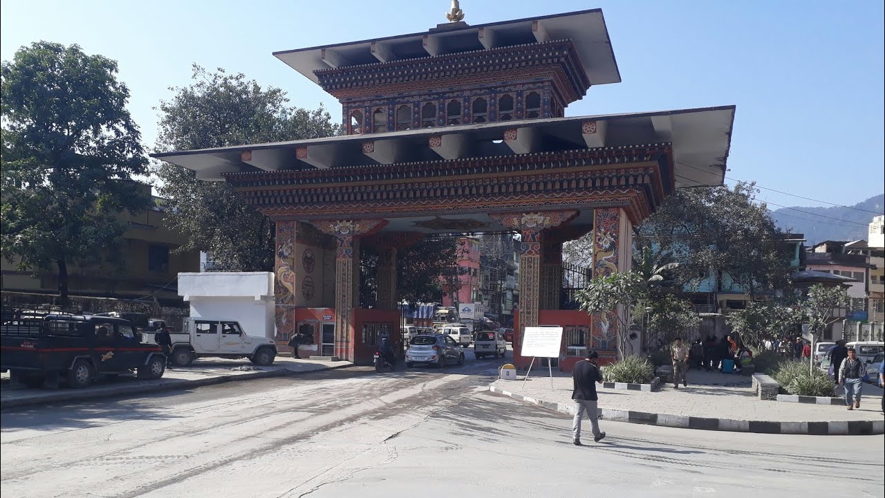 Bhutan gate, #Phuentsholing , #Bhutan || India To Bhutan Tour.