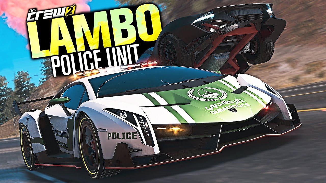 The Crew 2 - 1200HP Lamborghini Veneno Police Car! (The Chase New Update) #3