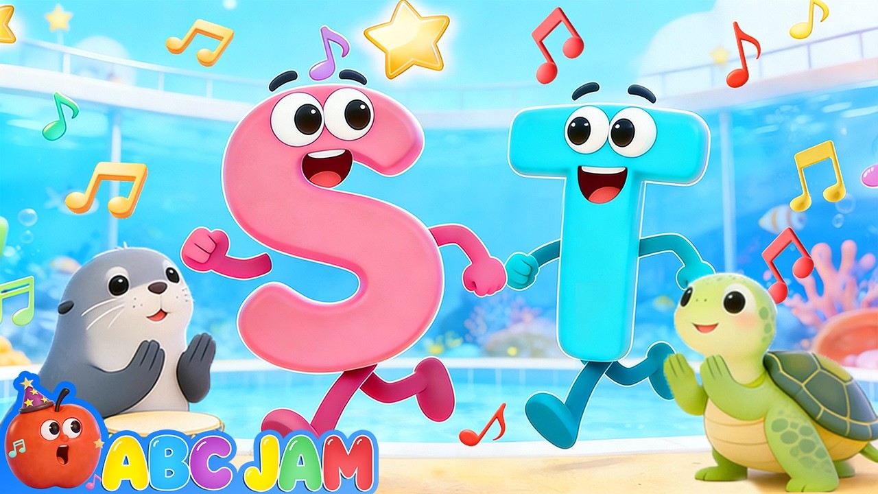 Letter of the DayS & T| ABC Phonics Song for Kids | Learn the Alphabet with Fun Nursery