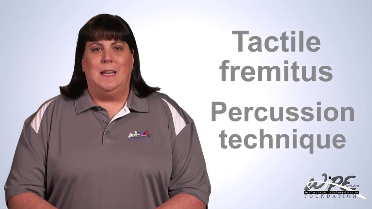 Percussion and Tactile Fremitus Lung Examination