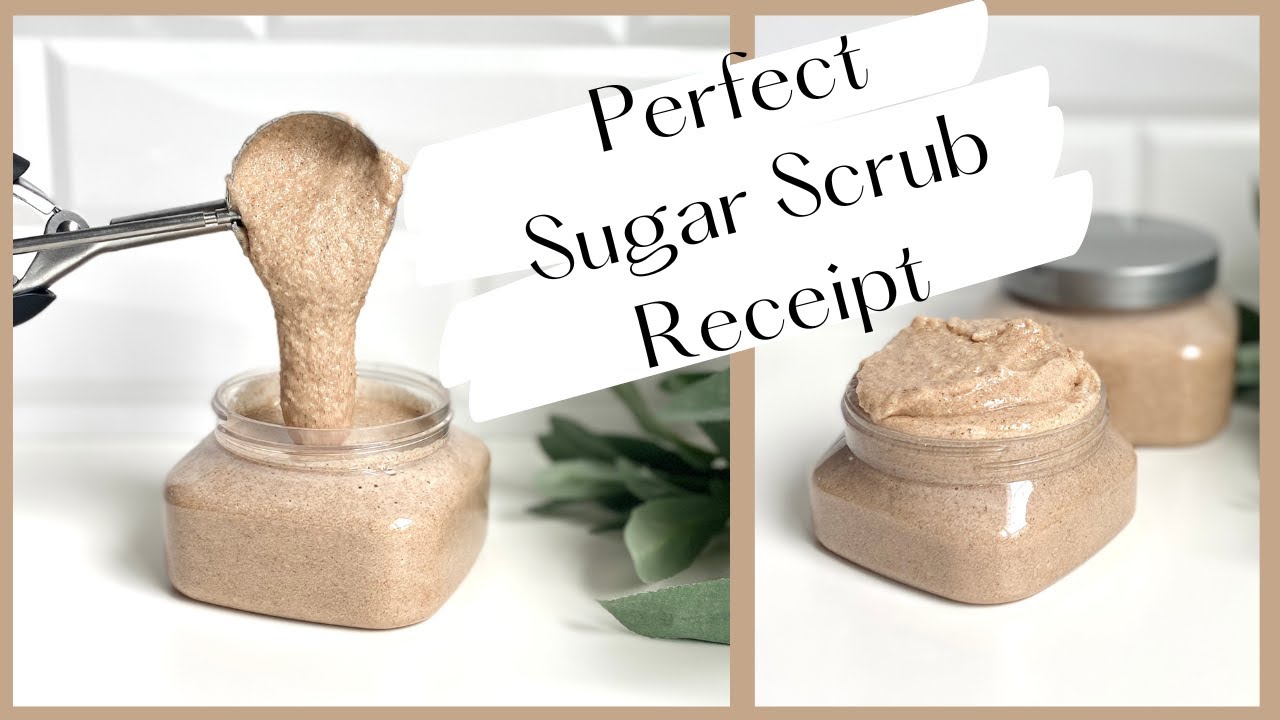Perfect Sugar Scrub Base with receipt| Cinnamon Oatmeal Sugar Scrub with Demo