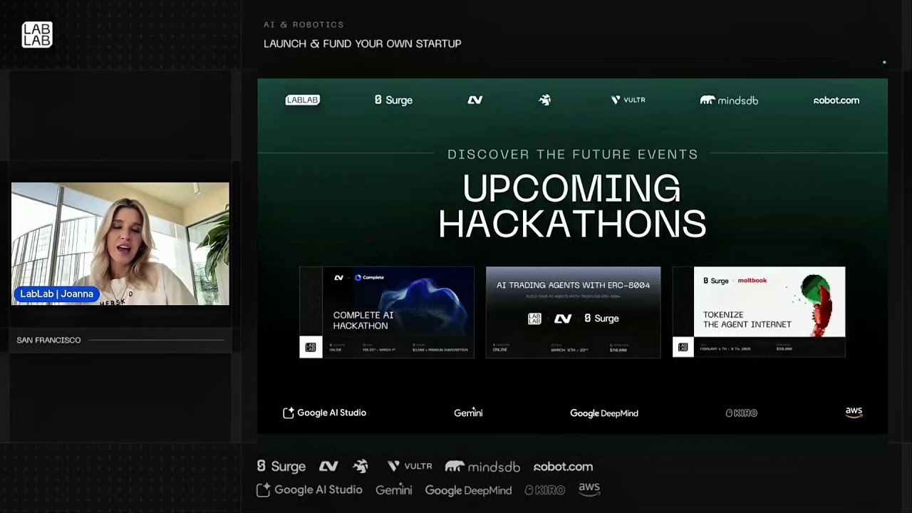 $1,000,000+ AI & Robotics Hackathon by Surge, Google DeepMind, AWS, Vultr