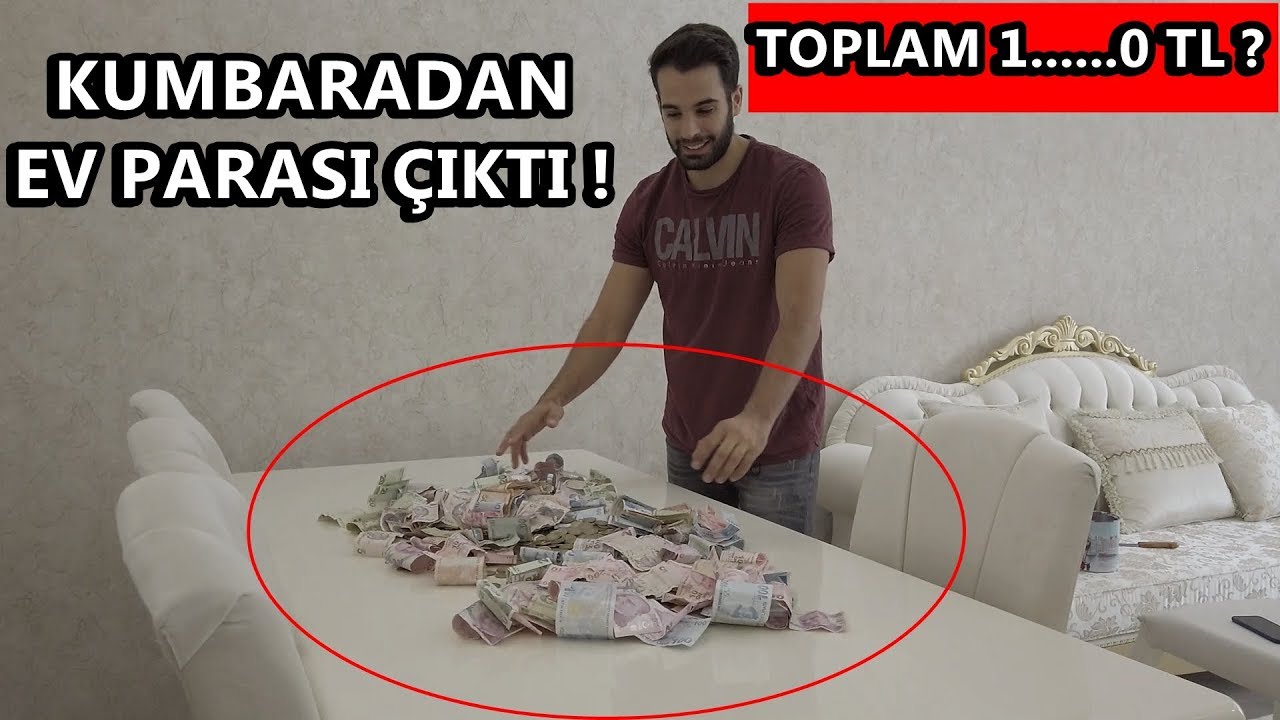 KUMBARAMDAN ÇIKAN PARALAR İLE EV ALDIM ! ( KUMBARA AÇMA )