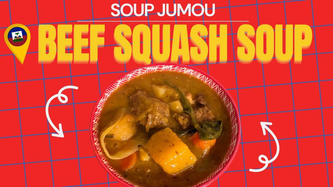 Beef & Squash Soup for Winter Comfort | Soup Joumou 🇭🇹🥣  #soupjoumou #haitianfood #caribbeanfood