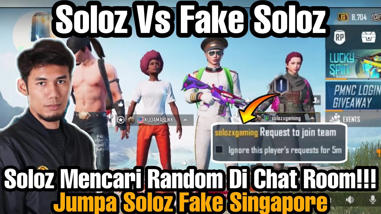 Soloz Mencari Random Di Chat Room !!! Jumpa Fake Soloz Dari Singapore !!! Ep3