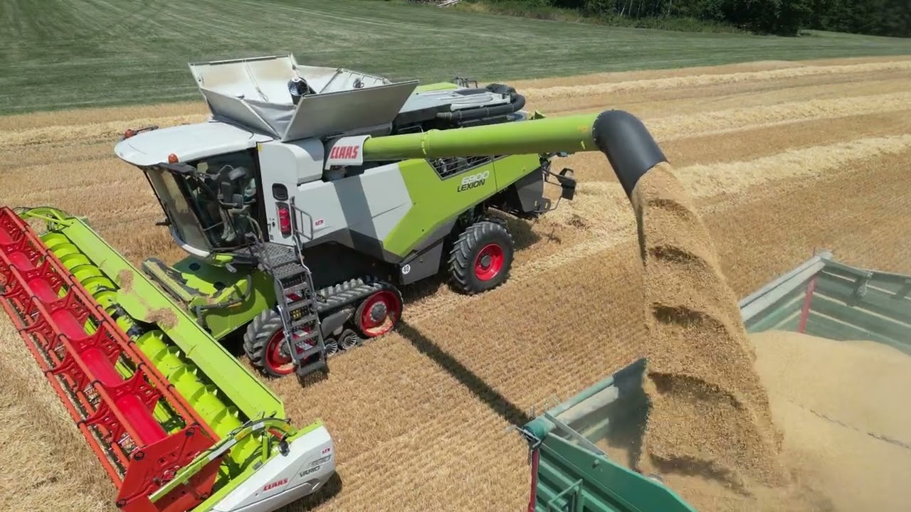 CLAAS Lexion 6900 Terra Trac auf Hektarjagd
