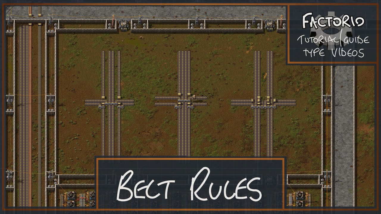 Factorio - Belt Rules