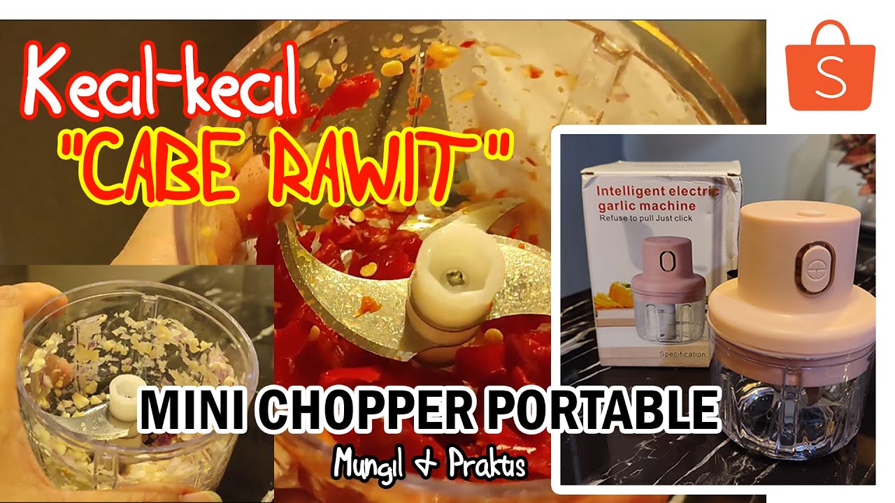 Review Mini Chopper Portable || MIni chopper murah harga 50k || MURAH BANGETTT !!!!