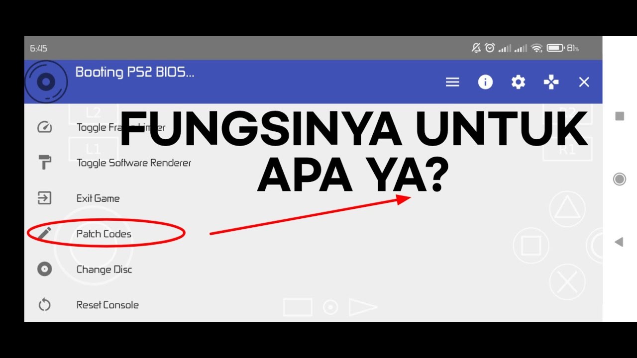 Cara menggunakan Patch Code di AetherSX2 (Cheat tanpa menggunakan code breaker)