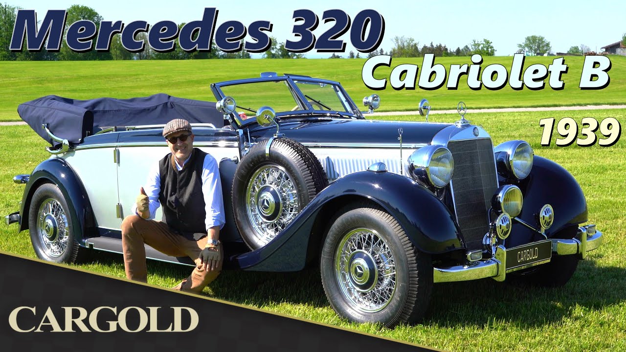 Mercedes 320 Cabriolet B, 1939, herausragend restauriert, mit seltenem 3,4l Motor und Schnellgang