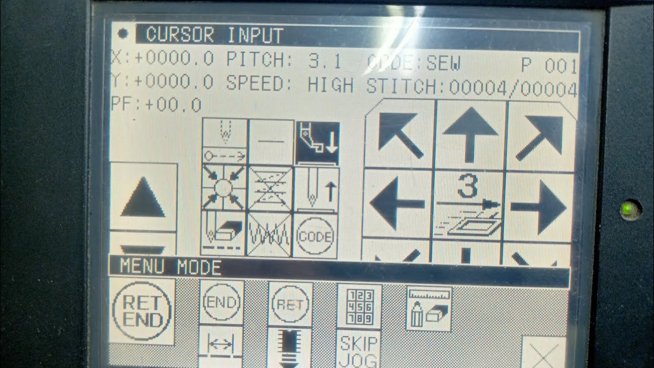 MITSUBISHI PLK-G2516(250×160mm)-Electronically control Sewing machines