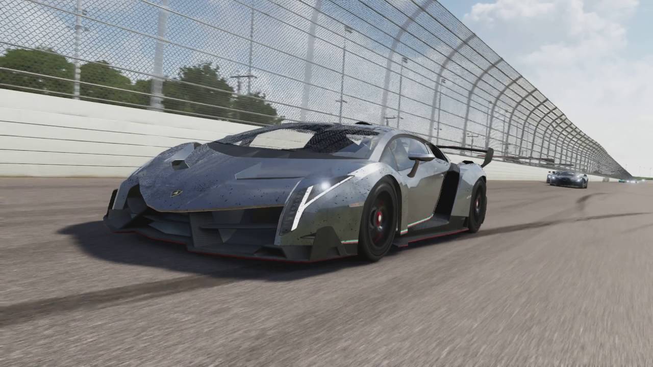 Forza Motorsport 6 Lamborghini Veneno R900 2013 @ Daytona Tri Oval vs unbeatables