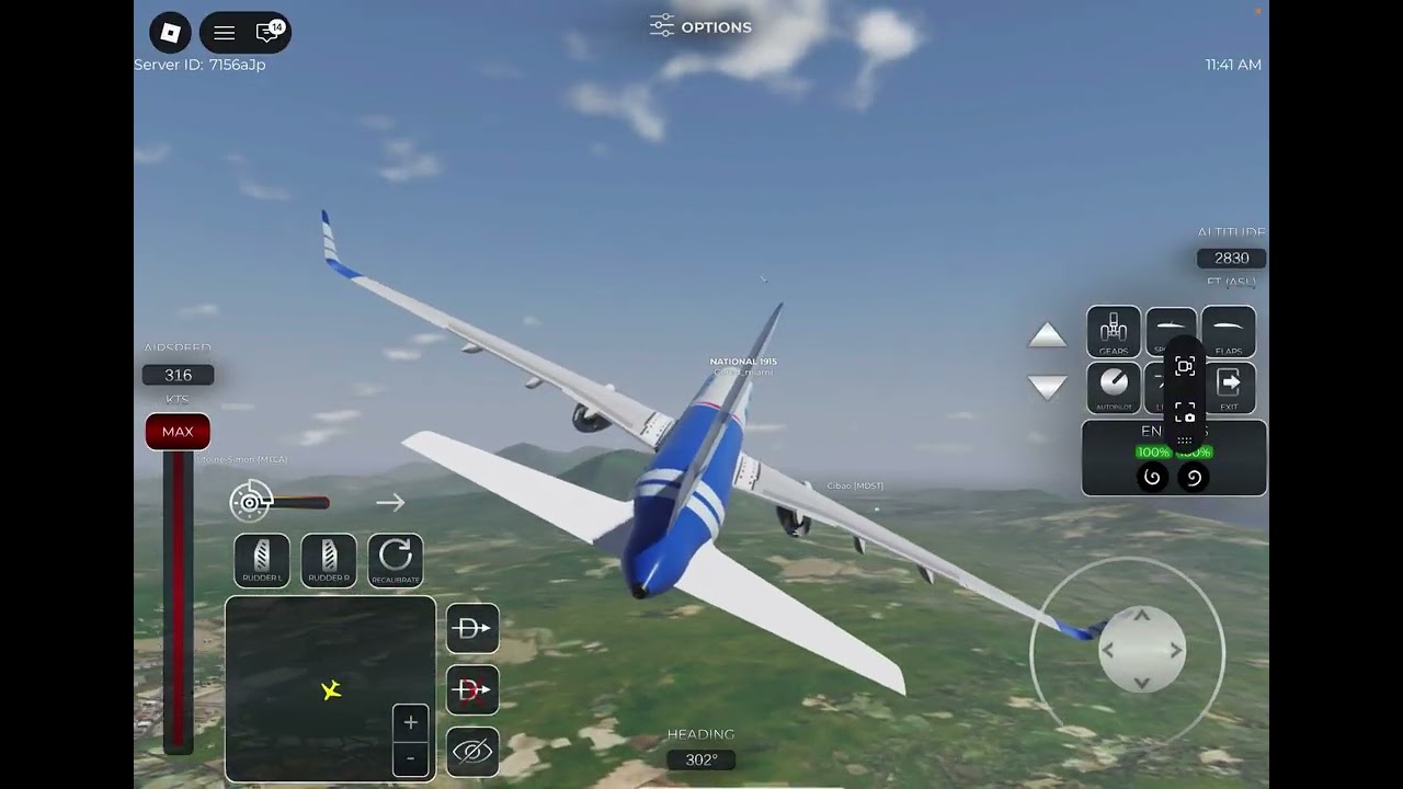 Playing project flight part 2 really bad landing 
