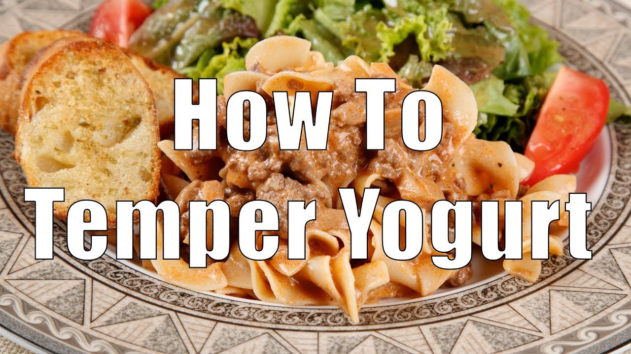 Tempering Yogurt (Home Cooking 101) DiTuro Productions