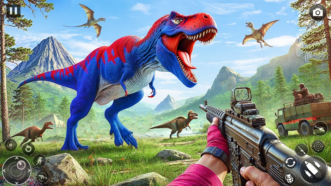 Dino Family 3D Hunting Games Android Gameplay