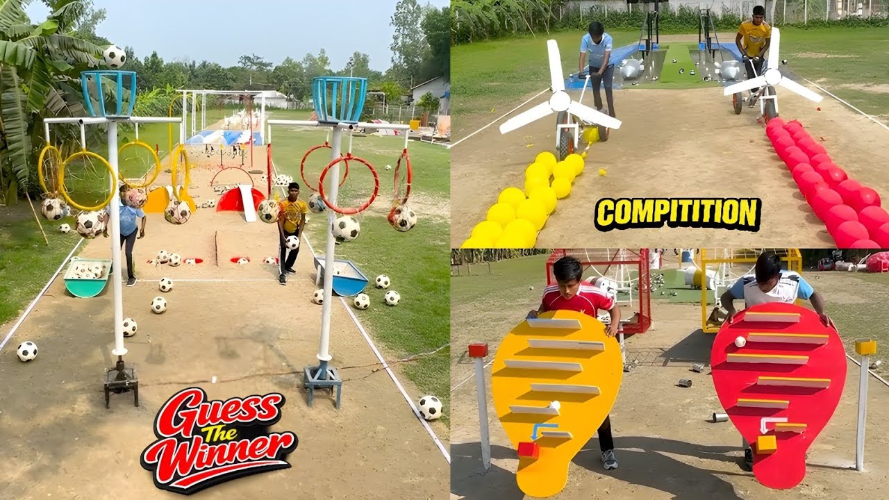 You Won’t Believe the Ending 😱| Football Match with Balloon Bursting Contest 🔥/ Amazing Challenge