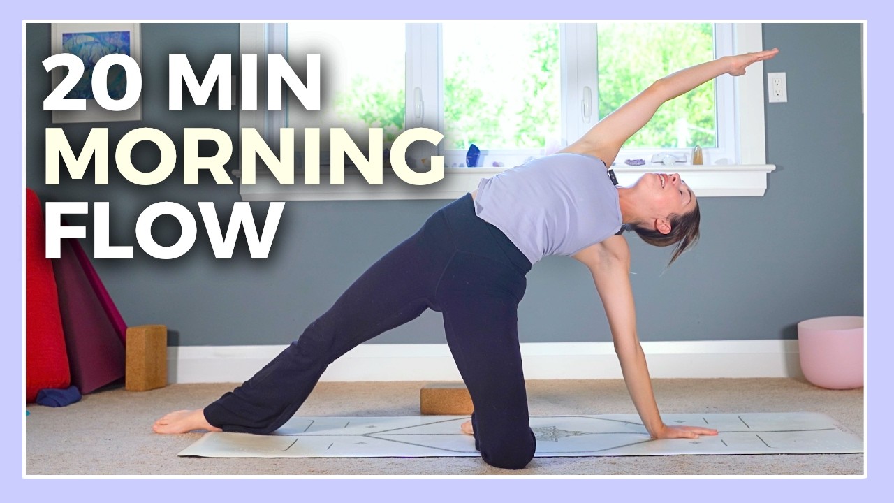 20 min Full Body Morning Yoga - Stretch & Energize