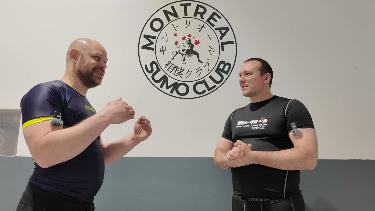 Ceinture noire de JJB essaie le Sumo pour la premiere fois | Montreal Sumo Club - Agustin Gimenez