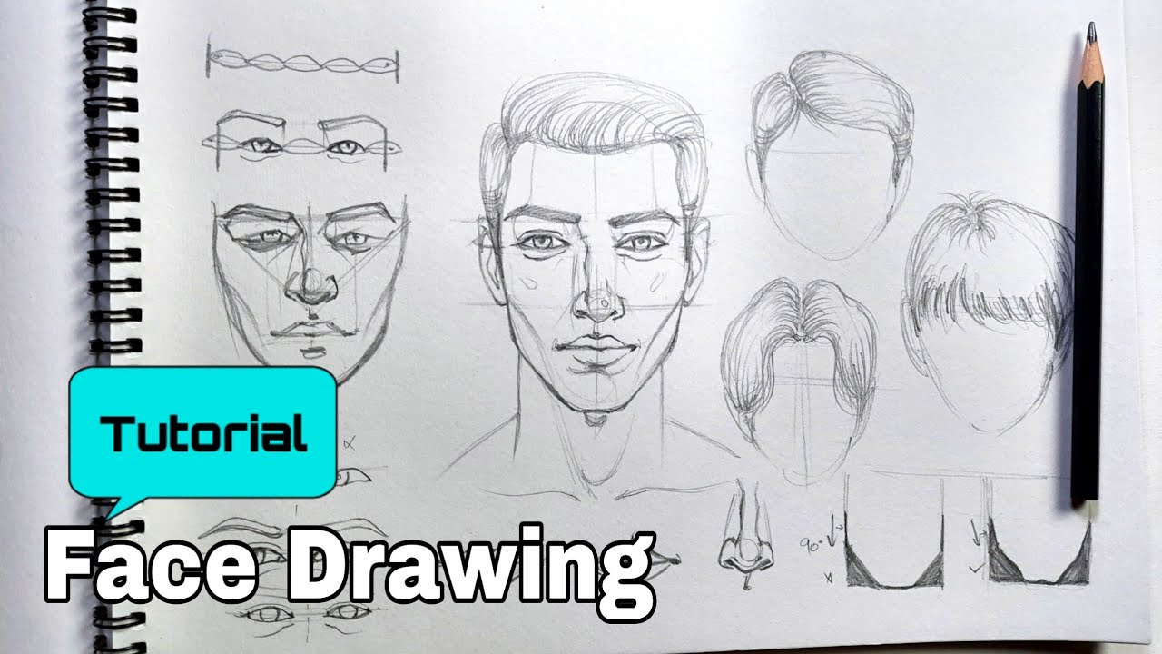How To Draw Face / face drawing tutorial
