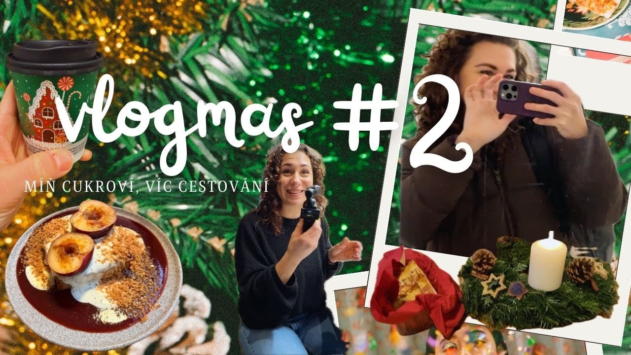 VLOGMAS #2 | Brno, Praha | práce | Vilgain fast food & malá taco mise před Mexikem 🌮