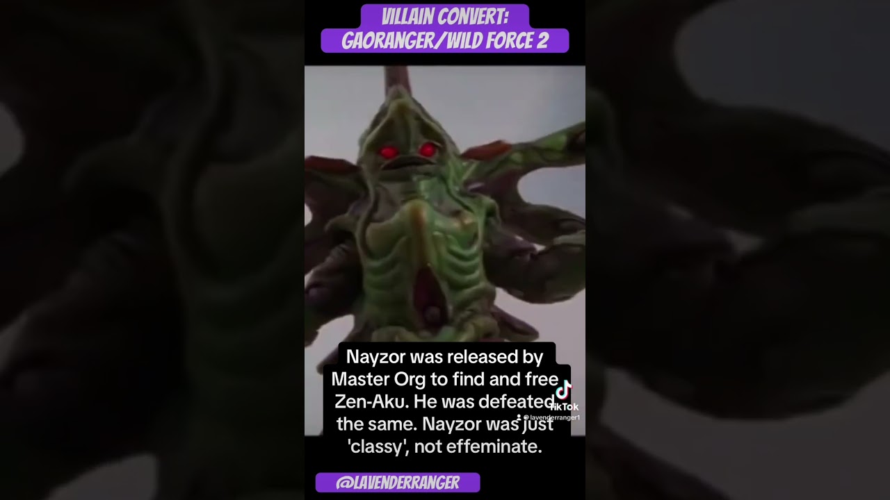 Villain convert: Gaoranger / Wild Force 2 #gaoranger #wildforce #supersentai #powerrangers