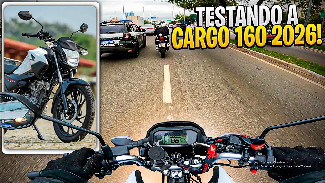 TESTANDO A CG CARGO 160 2025