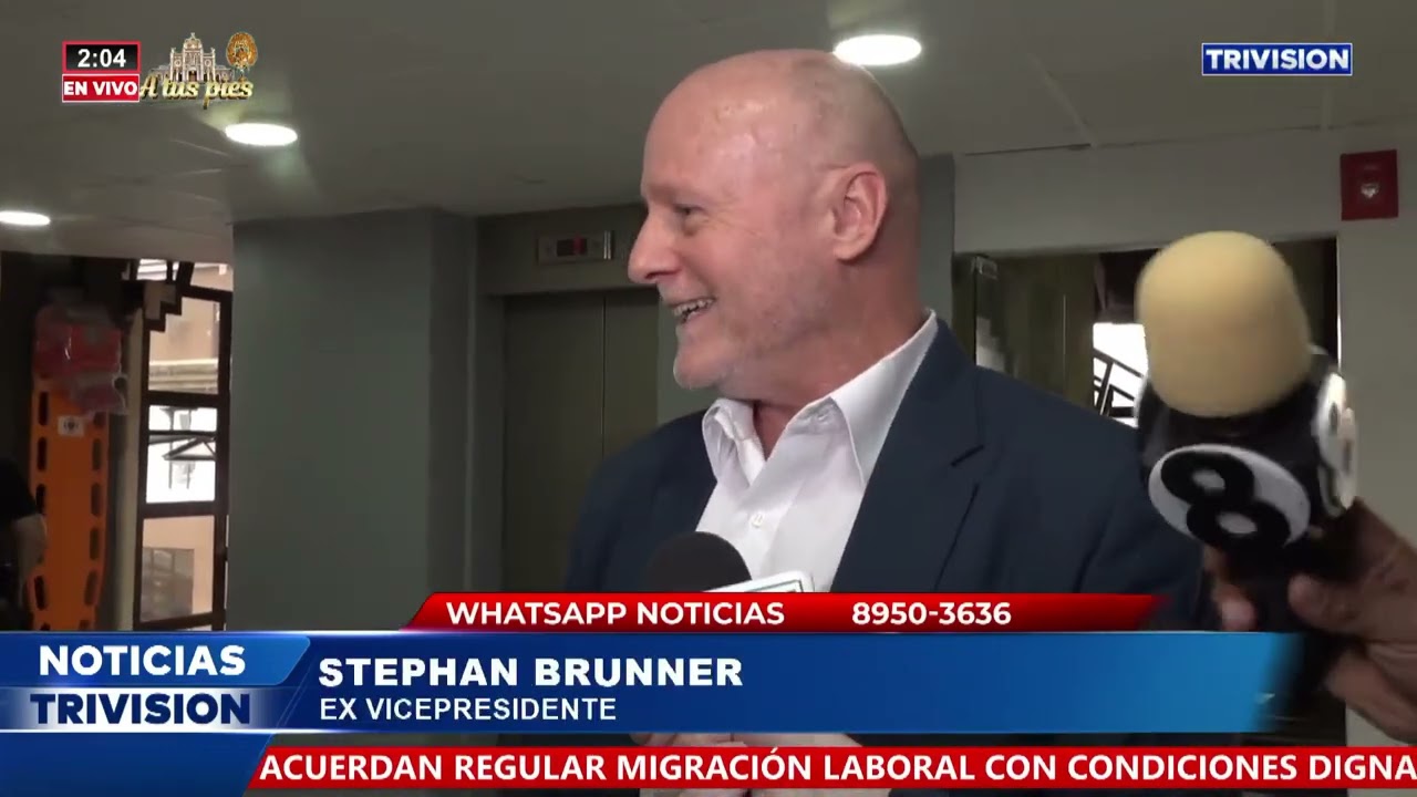 Stephan Brunner presenta recurso ante el TSE.