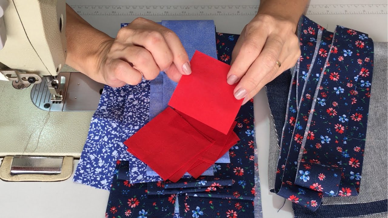 Ideia Incrível 😍 Tapete de Retalhos com Faixas e Quadrados