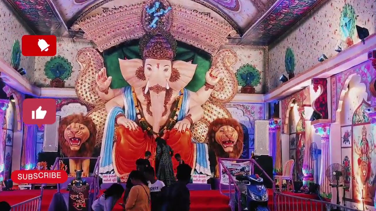 sabsebadaraja2023 Day 7 Darshan #ganpatibappamorya #lalbaughcharaja