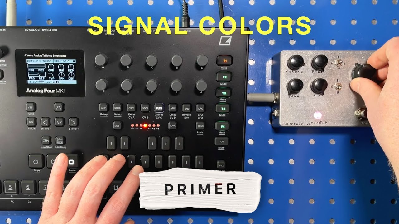 Fairfield Circuitry Meet Maude Analog Delay (Overview w/ Elektron Analog Four MKII)