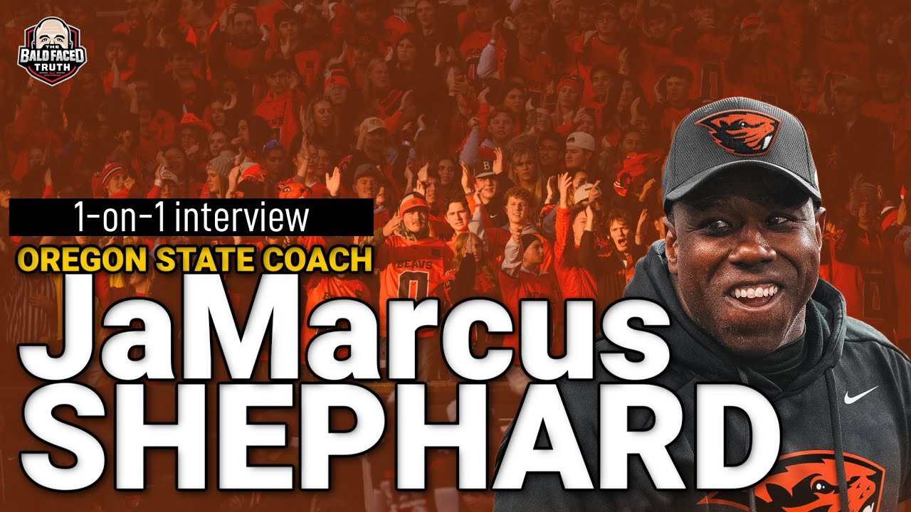Oregon State football coach JaMarcus Shephard talks football and family