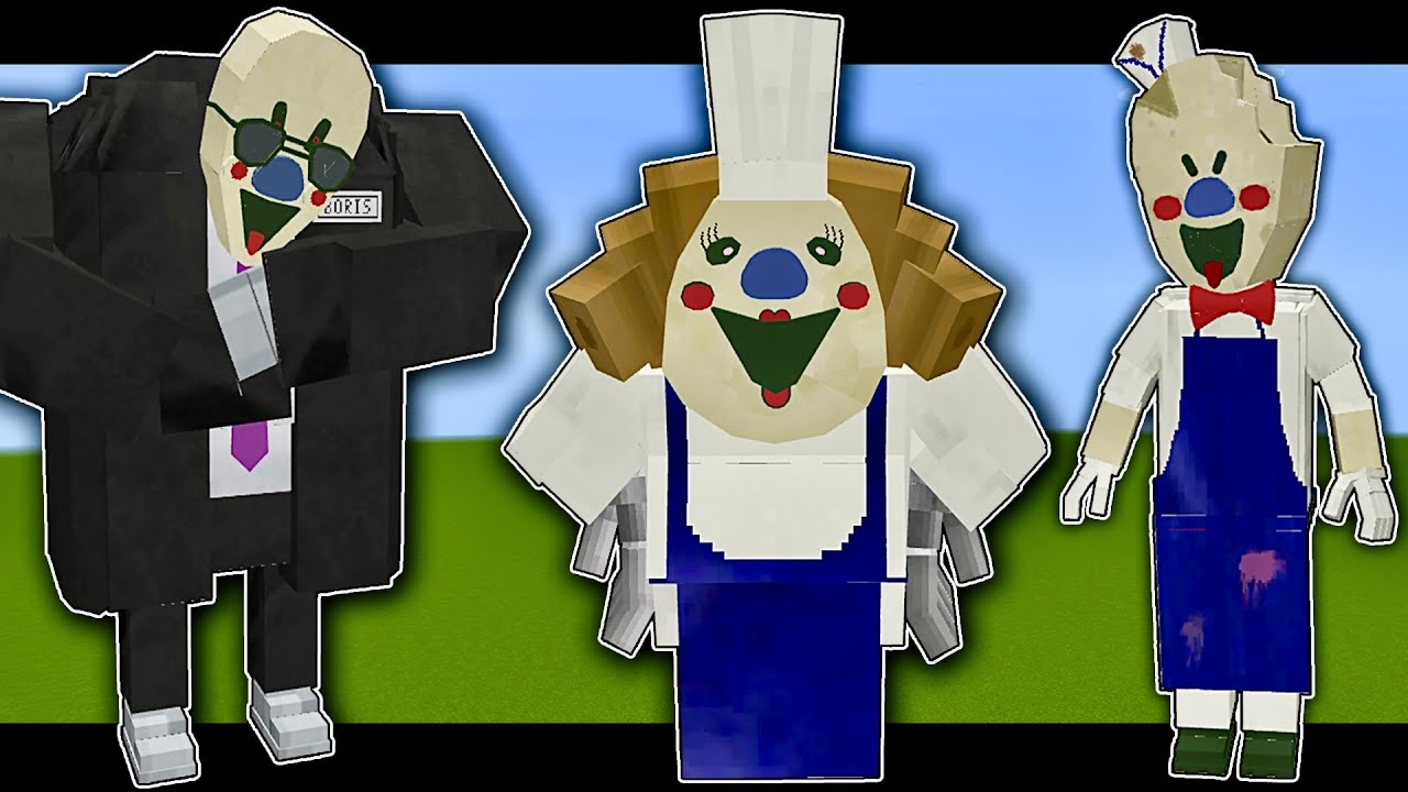 МОРОЖЕНЩИК 6 В МАЙНКРАФТ Ice Scream 6 minecraft addon