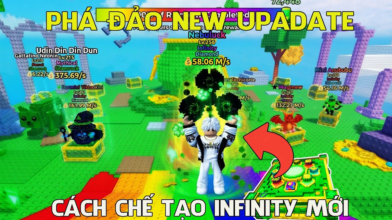 ESCAPE TISUNAMI FOR BRAINROTS| PHÁ ĐẢO NEW UPADATE SỐC KHI PHÁT HIỆN CÁCH CHẾ TẠO NEBULUCK INFINITY.