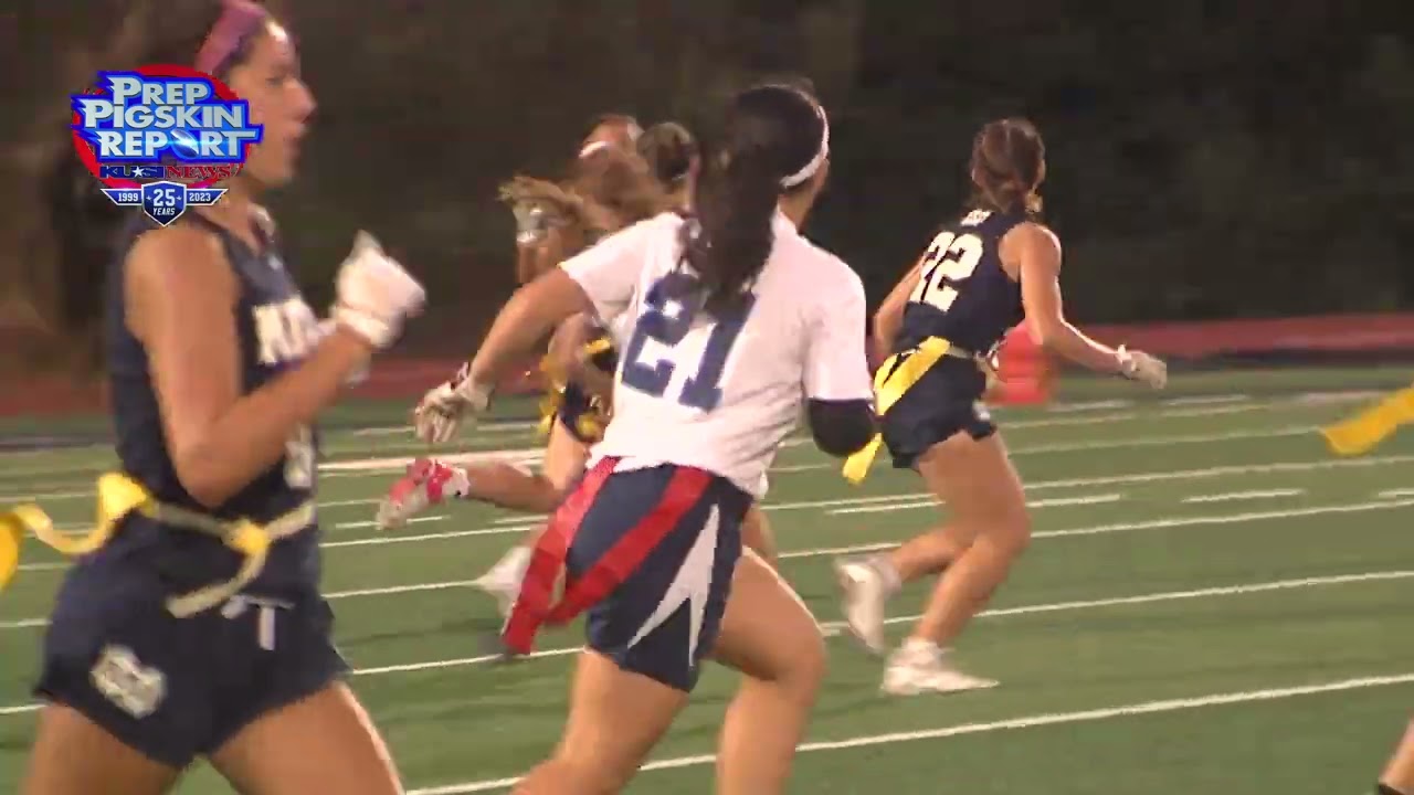 Girls Flag Football: OLP 21, Mater Dei 13