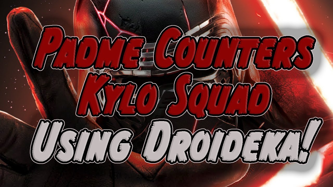 Droideka with Padme Squad Takes Out Kylo! No GAS Needed!