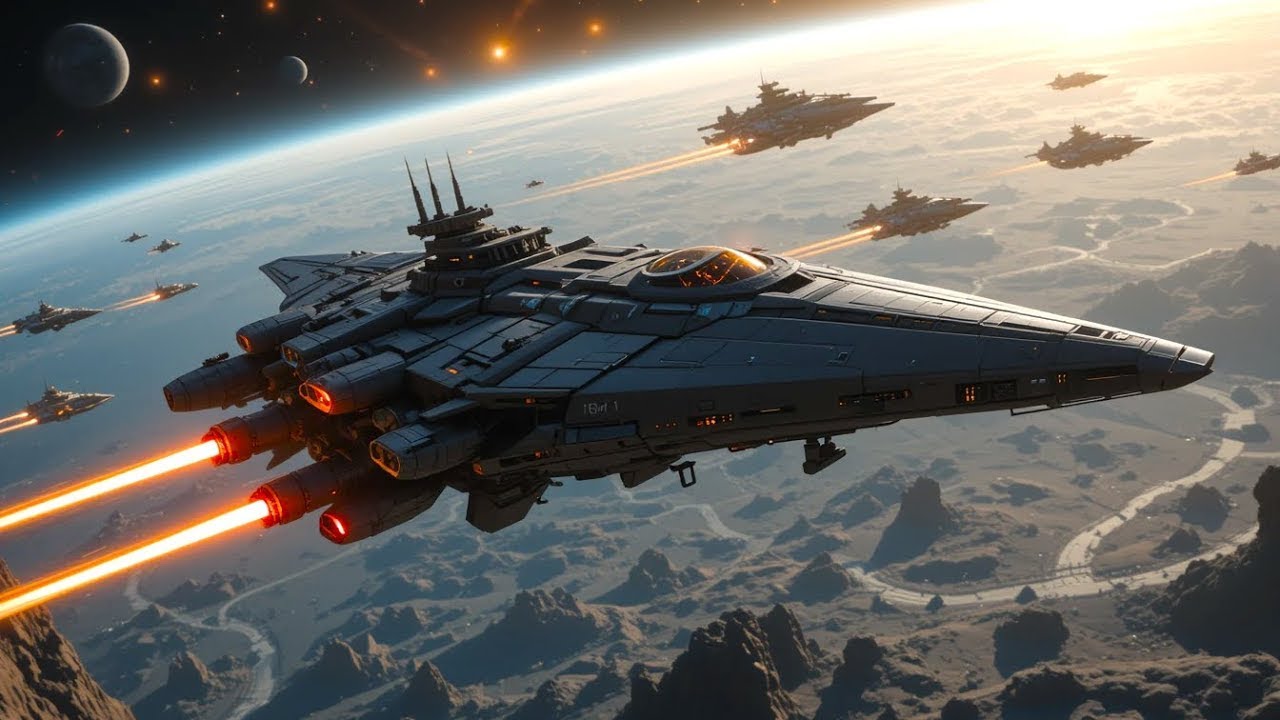 Ein einzelnes menschliches Schiff schloss sich der Schlacht an &mdash; und beendete sie sofort Sci-Fi.....