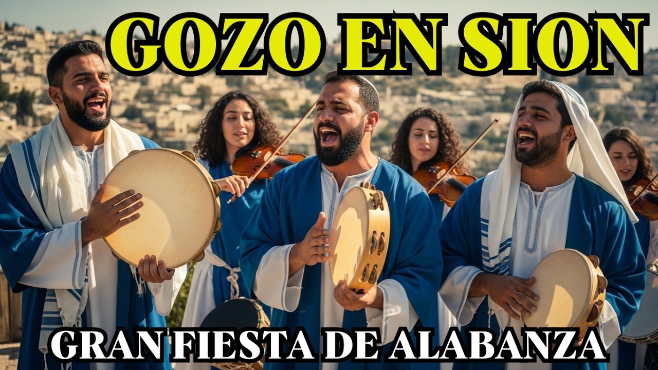 Gran Fiesta de Alabanza en Jerusalén // Música Hebrea Festiva | Adonai • Yeshua • Shalom