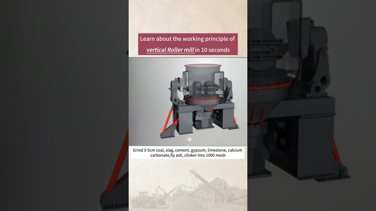 Vertical Roller Mill for Grinding Gypsum, Quartz, Cement, Clinker, Slag, Coal– 80-1000 Mesh Output